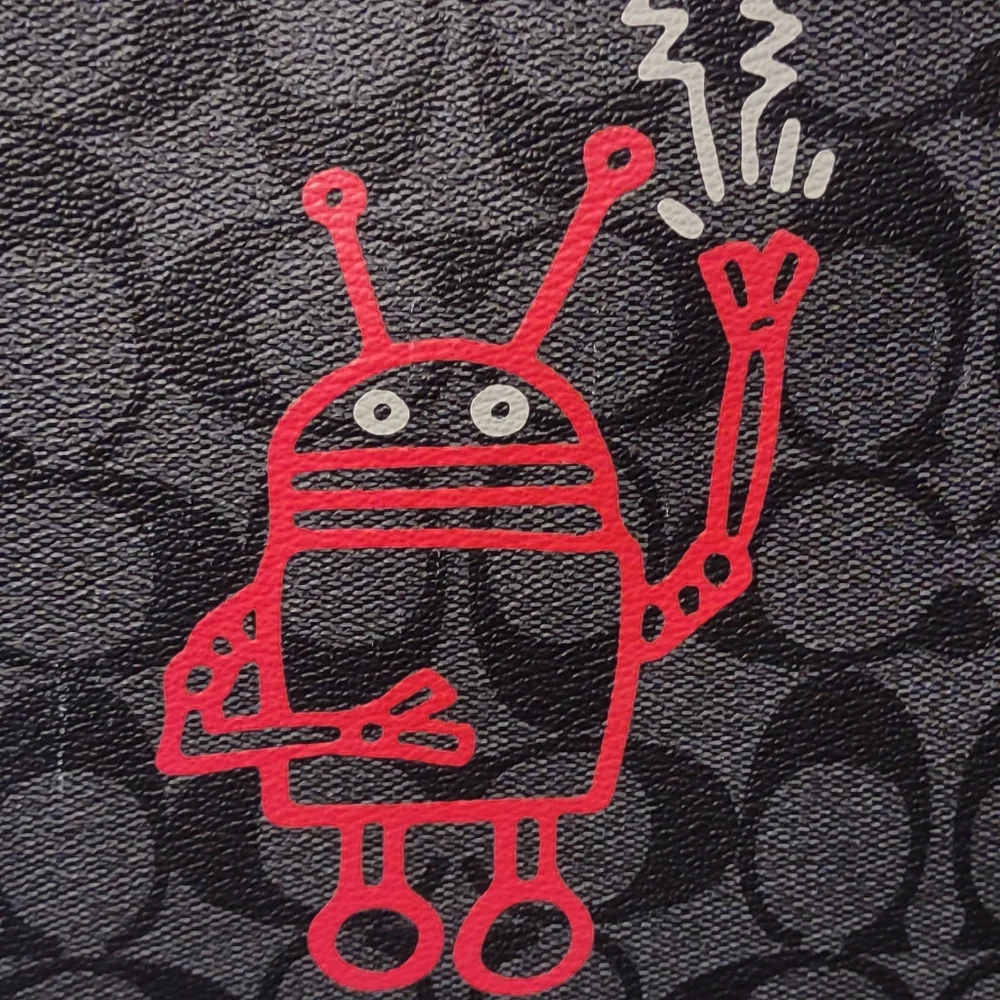 Coach Limited Edition Keith Haring Robot Backpack